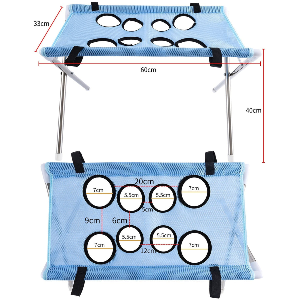 2-in-1 Foldable Pet Grooming Station with Stand